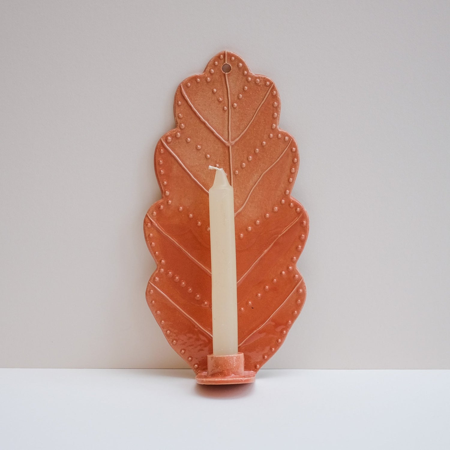 Leaf Candle Sconce Bonfire Workshop