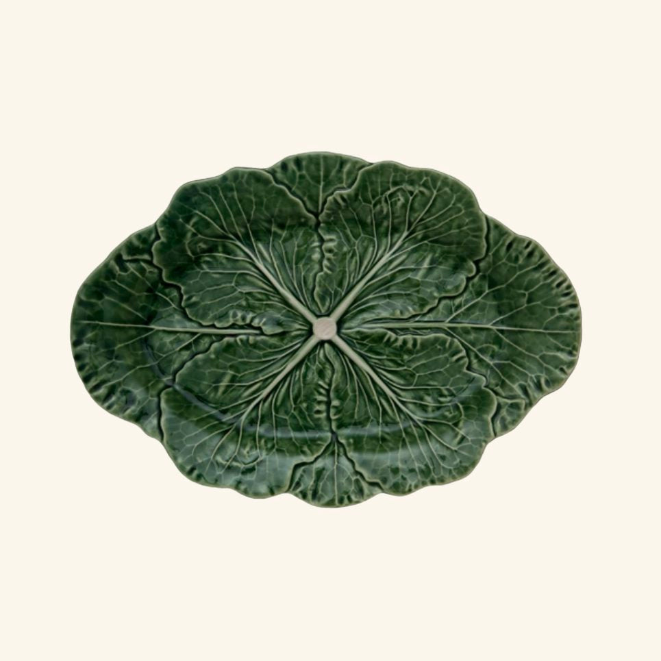 Cabbage Oval Platter Bordallo Pinheiro