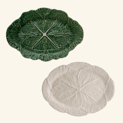 Cabbage Oval Platter Bordallo Pinheiro