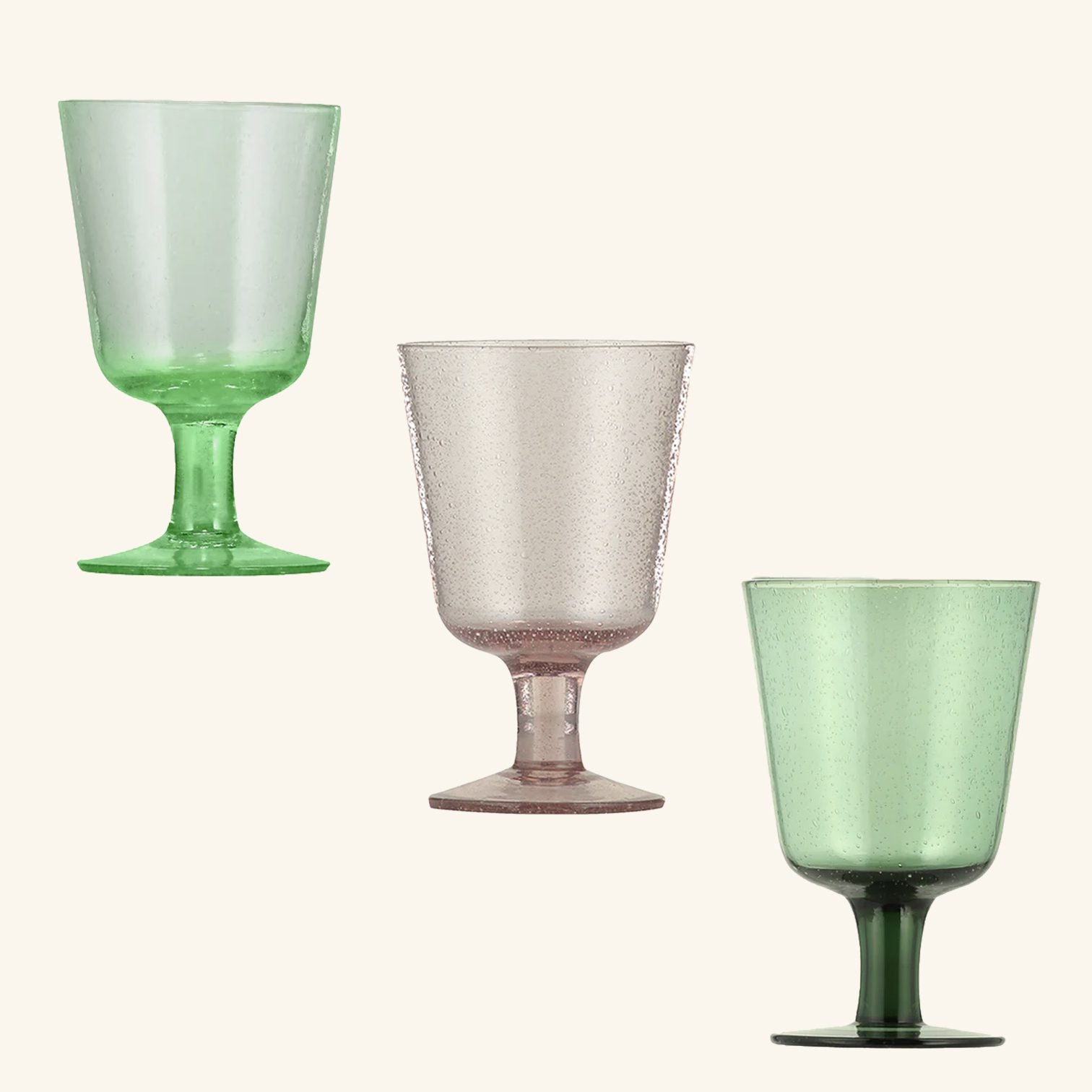 Handmade Wine Glass British Colour Standard