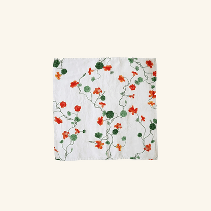 Nasturtium Linen Napkin By Hope