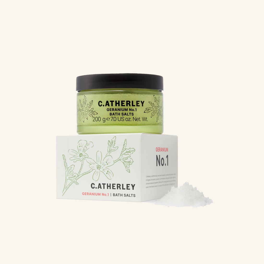 Geranium Bath Salts C.Atherley London