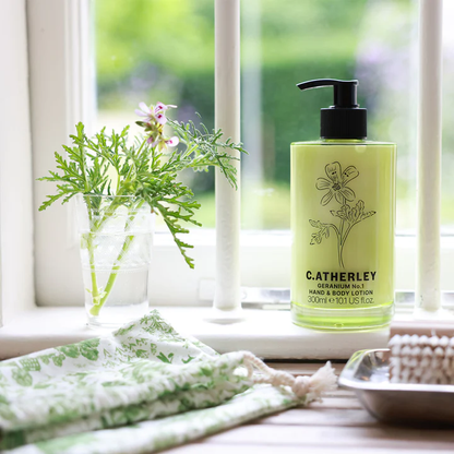 Geranium Hand and Body Lotion C.Atherley London