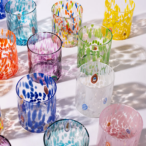 Straight Murano Glass Tumbler Casa Celva