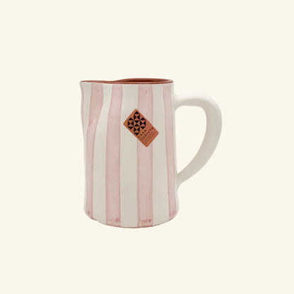 Bold Stripe Jug Casa Cubista