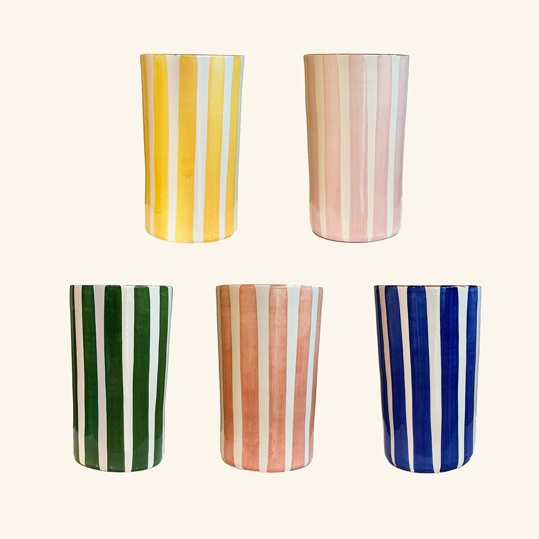 Bold Stripe Vase Casa Cubista