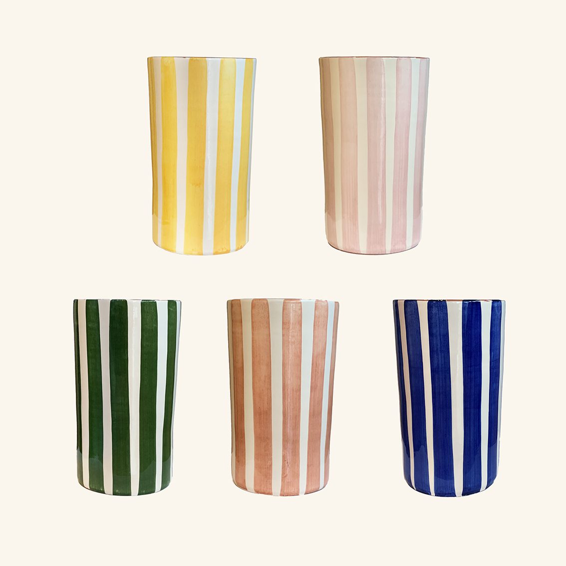 Bold Stripe Vase Casa Cubista