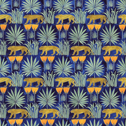 Lioness &amp; Palms (1918) Wallpaper C.F.A. Voysey