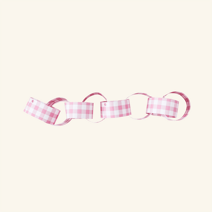 Gingham Paper Chain Kit Cotton Clara