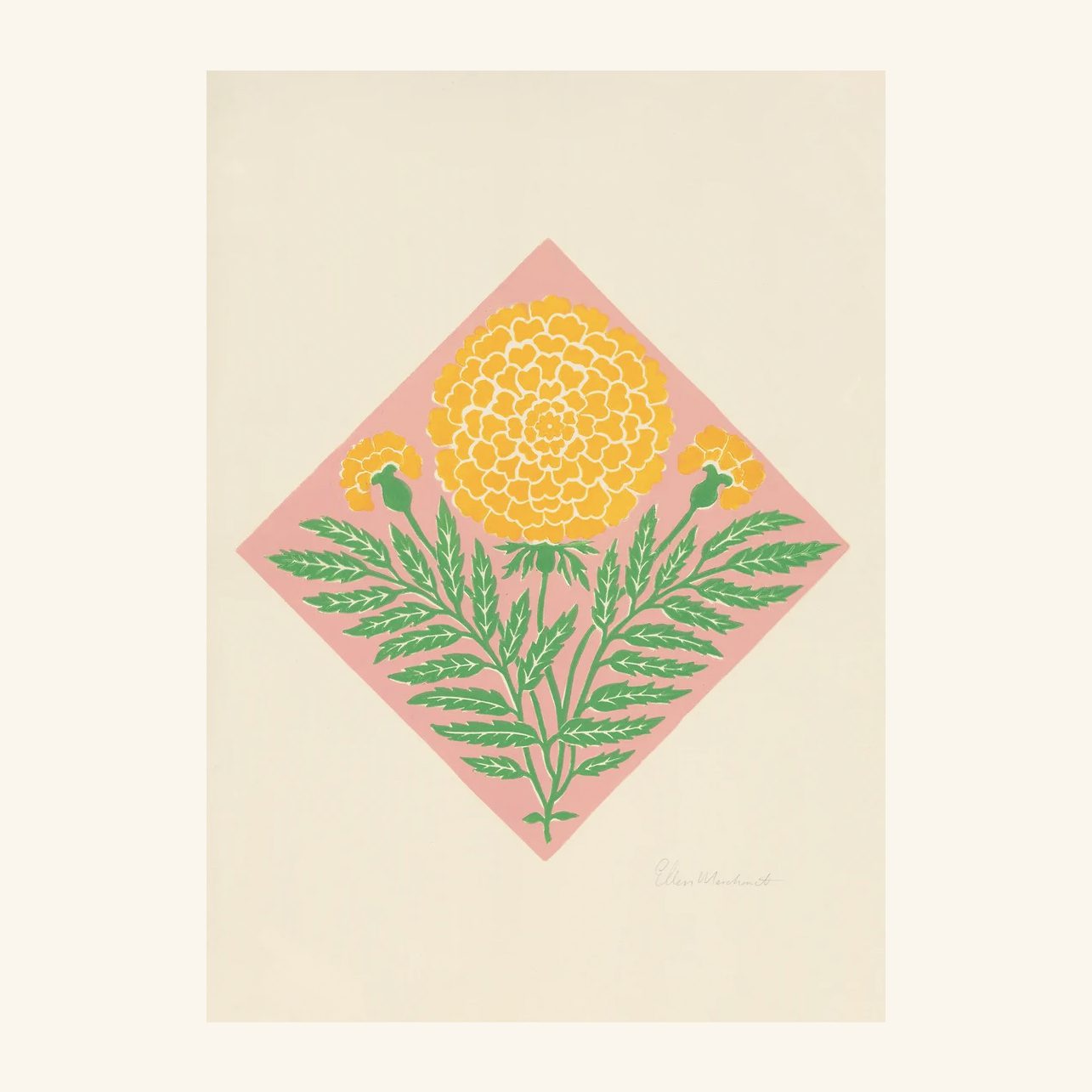 Marigold Print Ellen Merchant