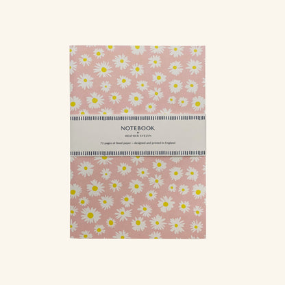 A5 Daisy Notebook Heather Evelyn