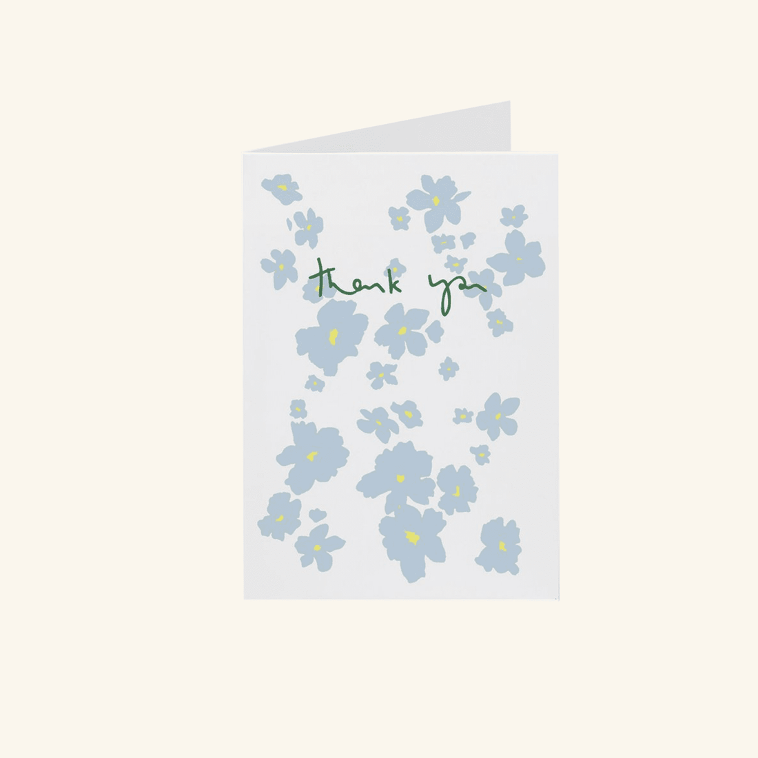 Blue Flower Thank You Card Heather Evelyn