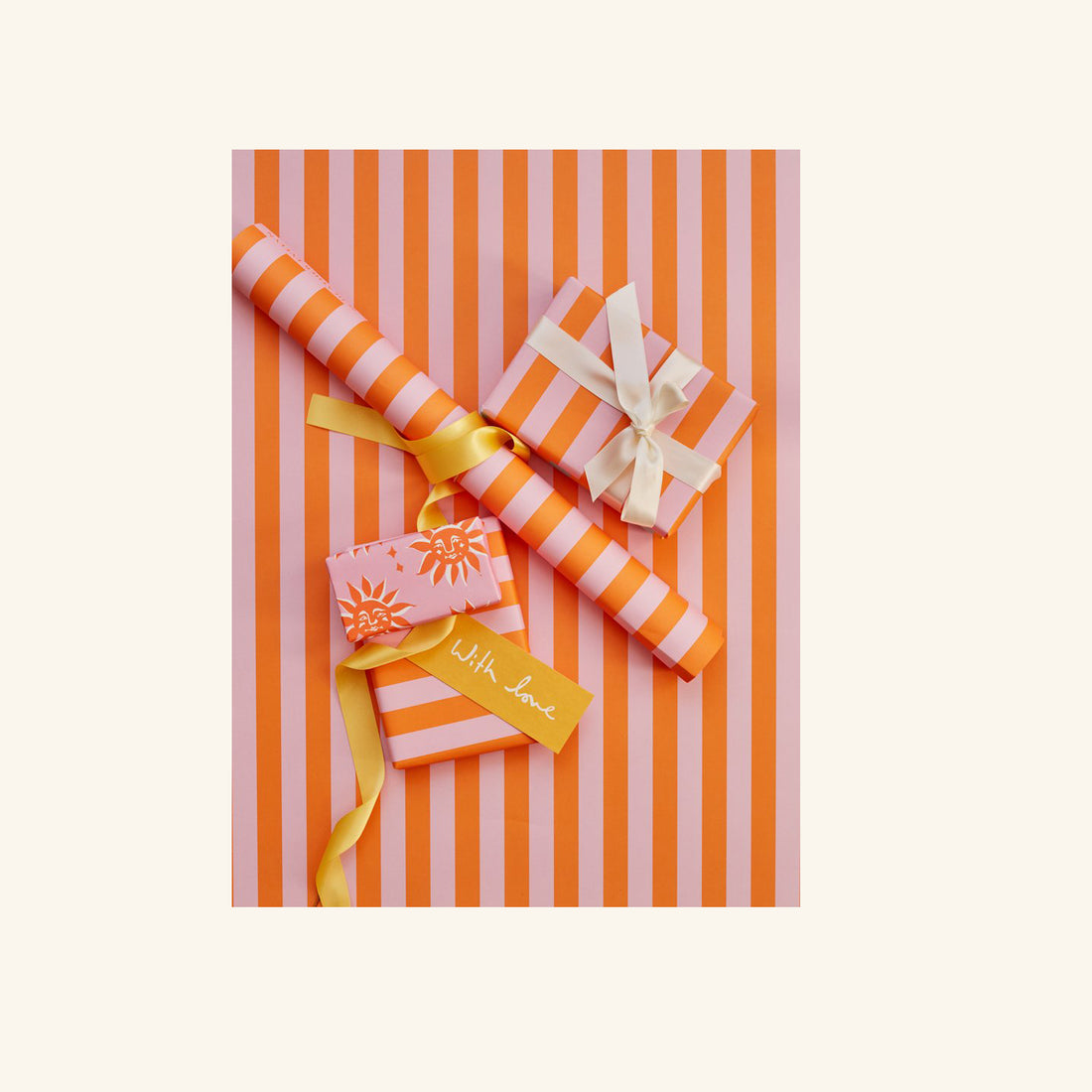 Classic Stripe Gift Wrap Heather Evelyn