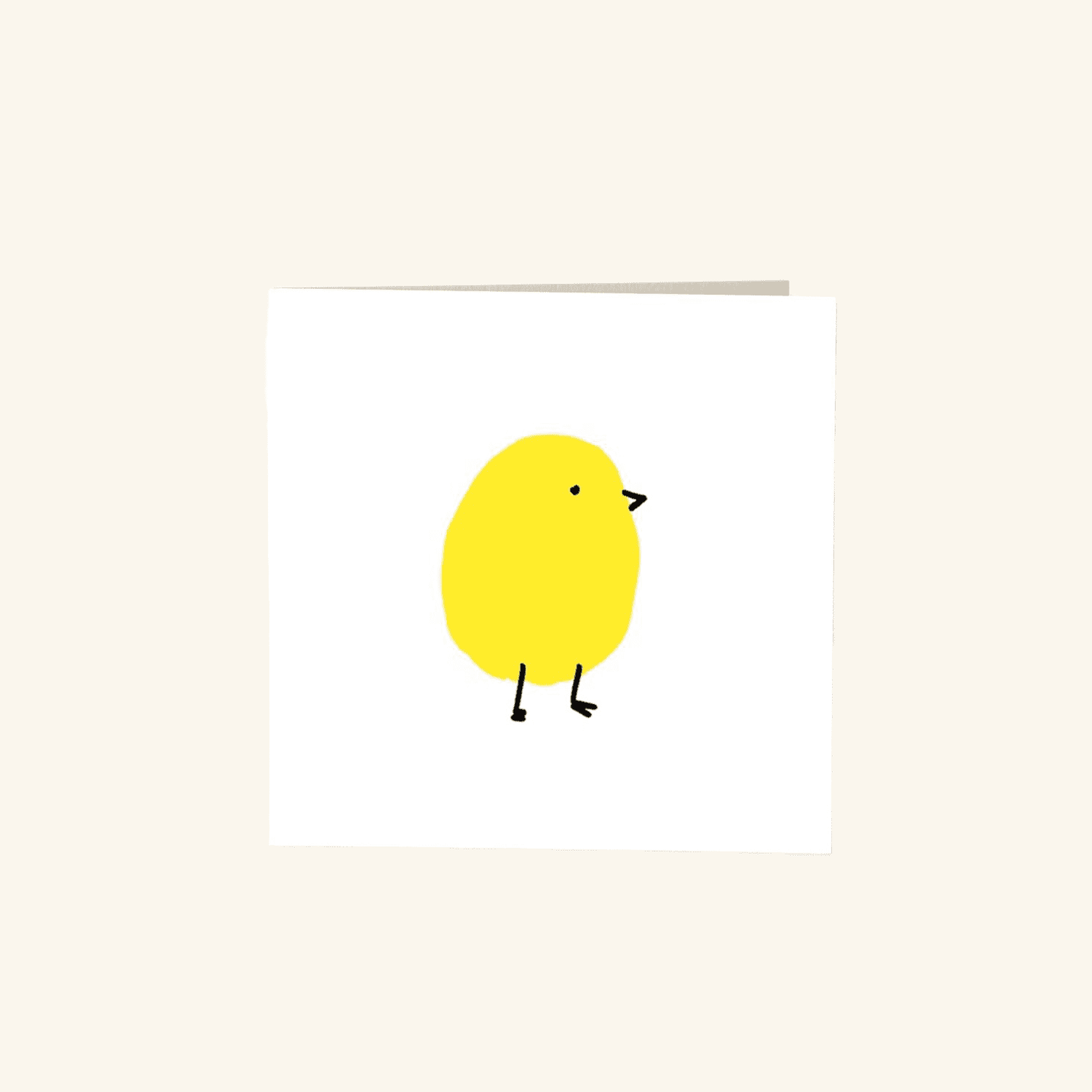 Lemon Easter Chick Card