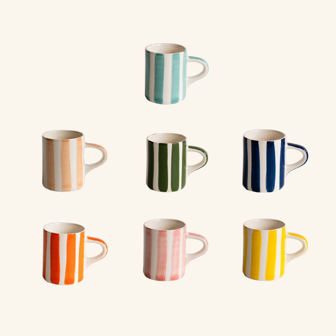 Candy Stripe Espresso Cup Musango