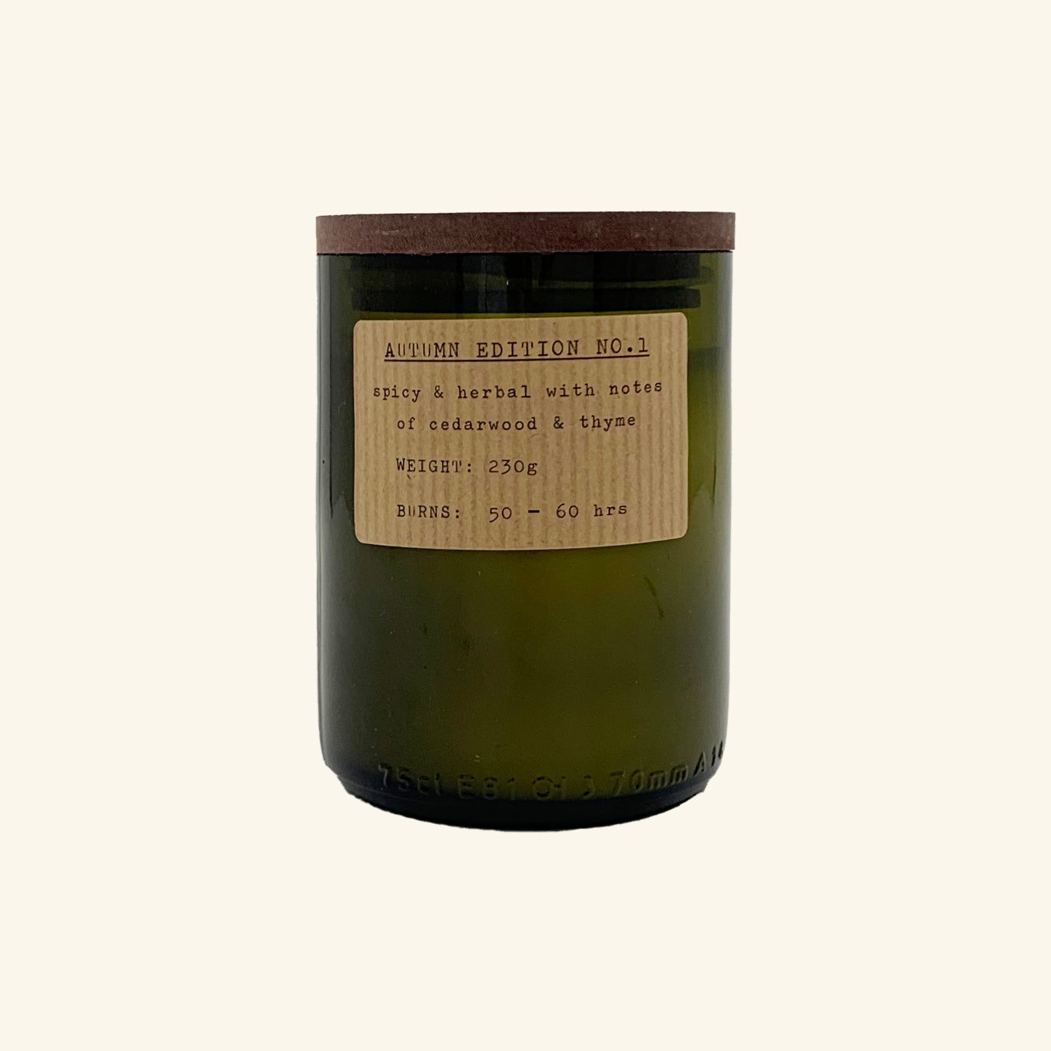 Scented Candle Old Green