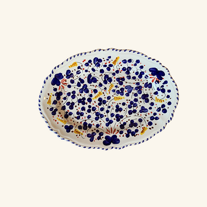 Flower Oval Platter Popolo