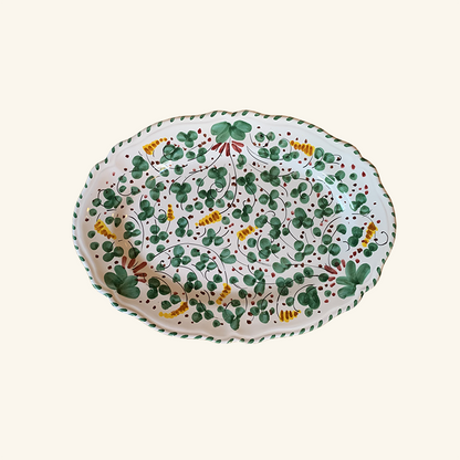 Flower Oval Platter Popolo