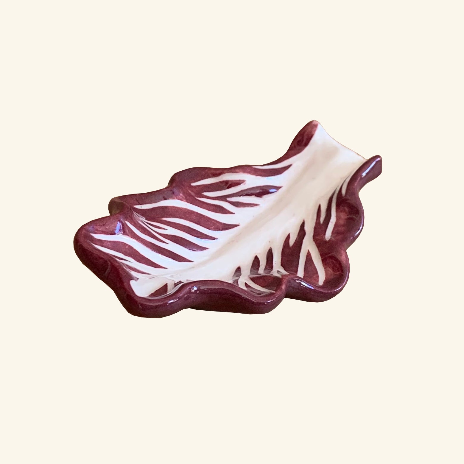 Radicchio Leaf Dish Minnie-Mae Stott