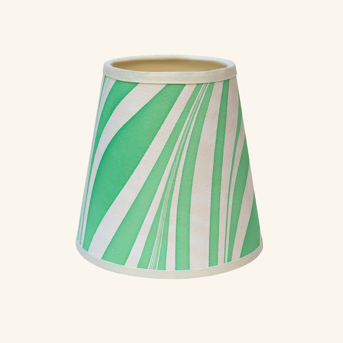 Handmade Paper Shade Green Banyan – Petite (T15 x B25 x H20cm) Rosi de Ruig