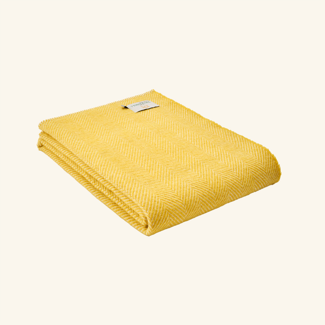 Pure New Wool Throw With Blanket Stitch Tweedmill