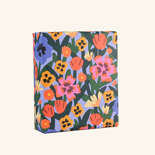 Wild Flowers Wrapping Paper Wrap Magazine