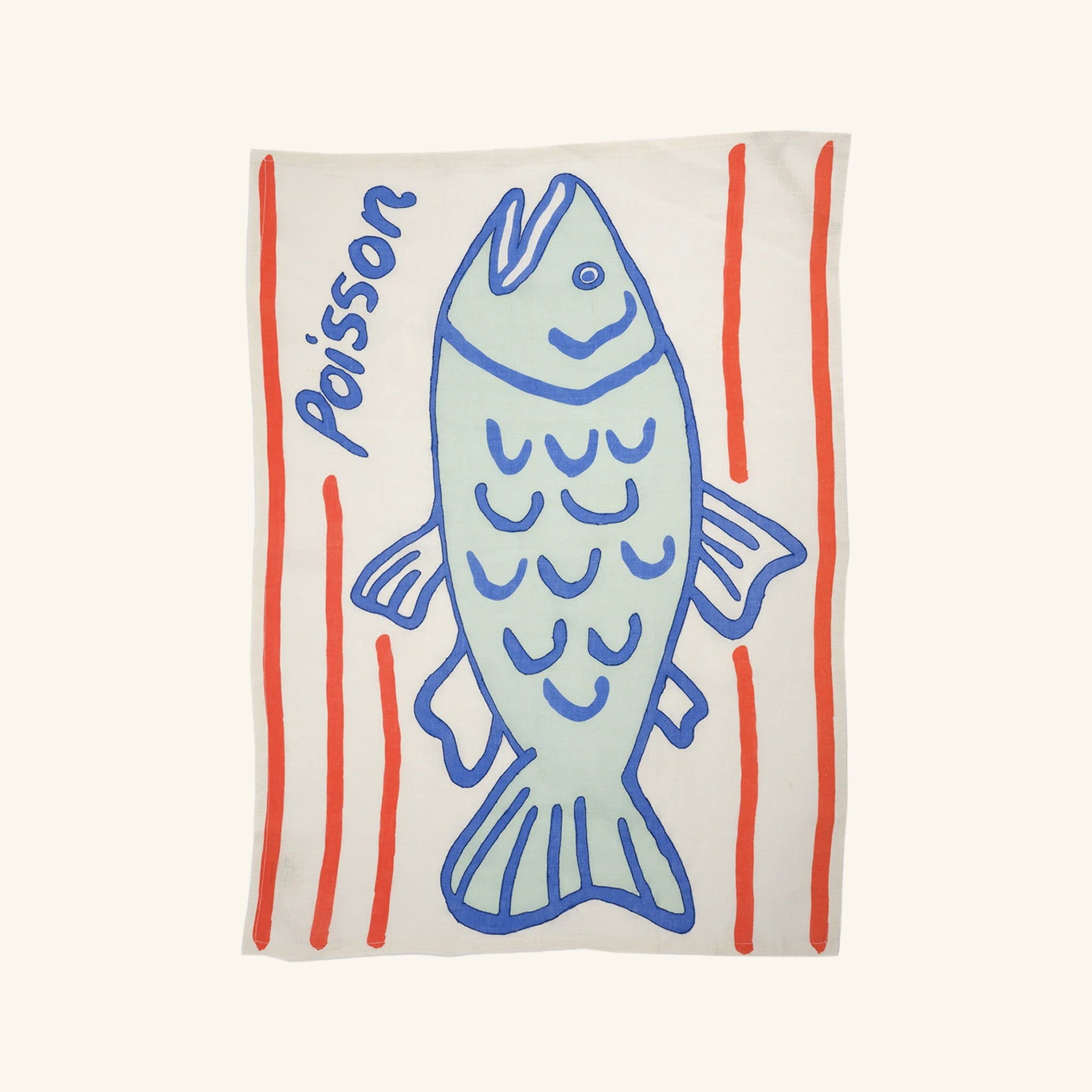 Poisson Tea Towel Amuse la Bouche