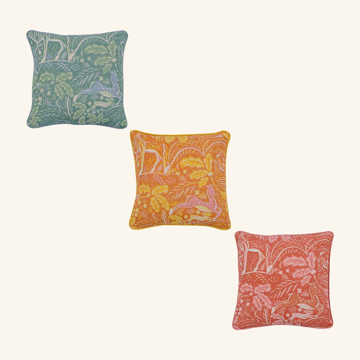 Staffordshire Cushion Beki Bright