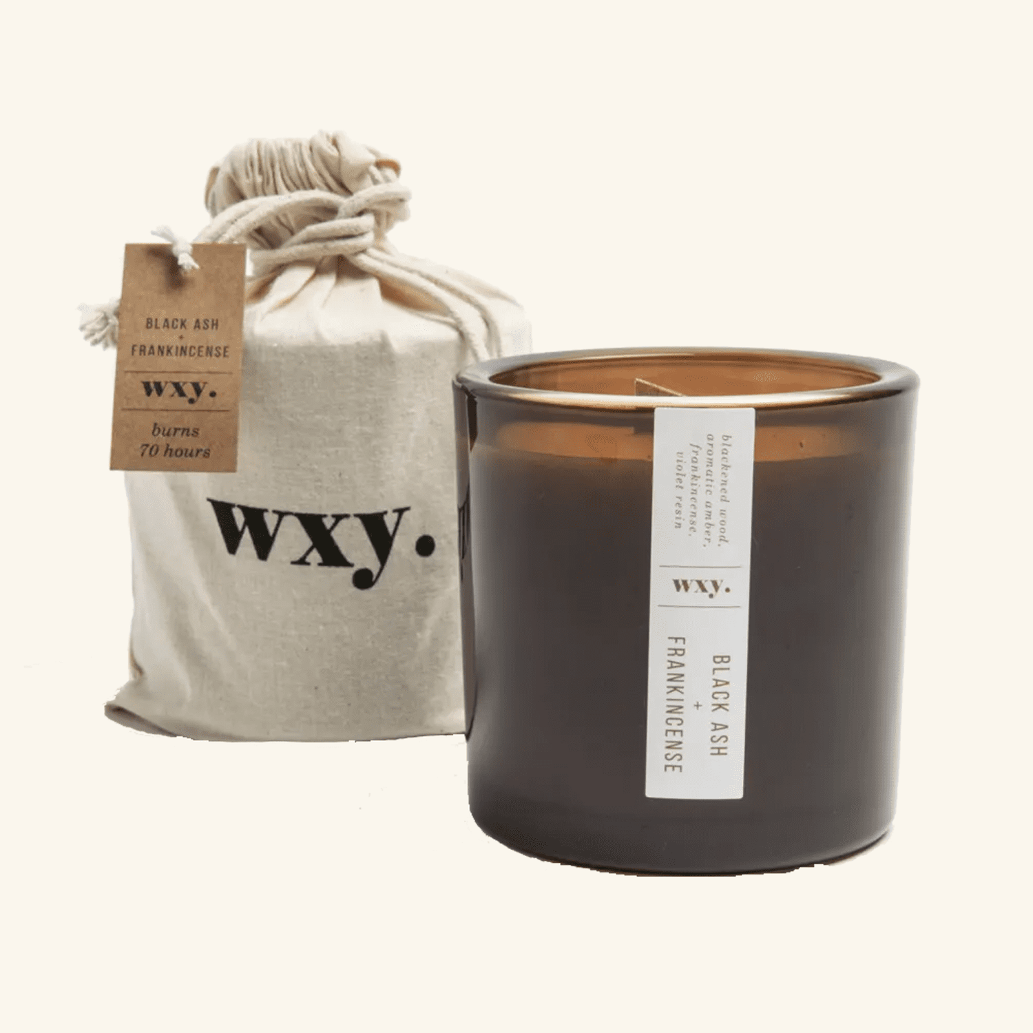 Big Amber Scented Candle WXY