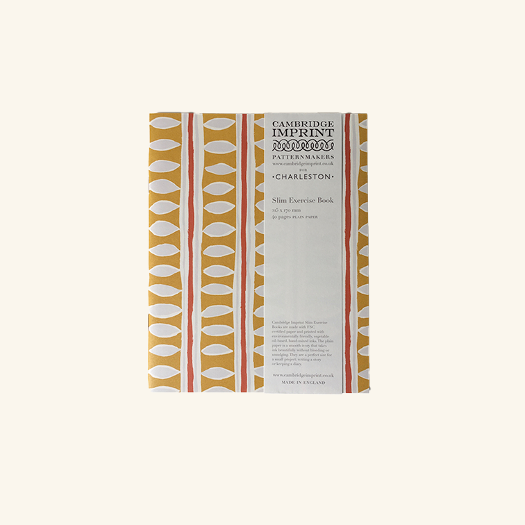 Charleston Stripe Exercise Book Cambridge Imprint