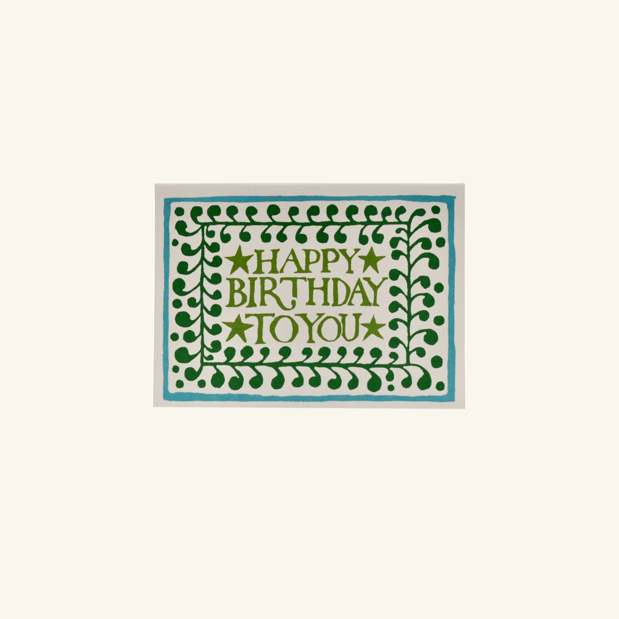 Happy Birthday Comma Border Card