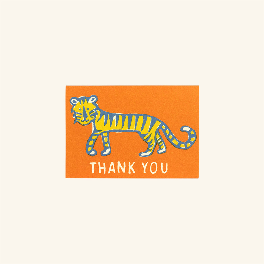 Pack of Six Small Cards Thank You Little Tiger