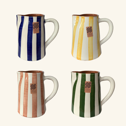 Bold Stripe Jug Casa Cubista