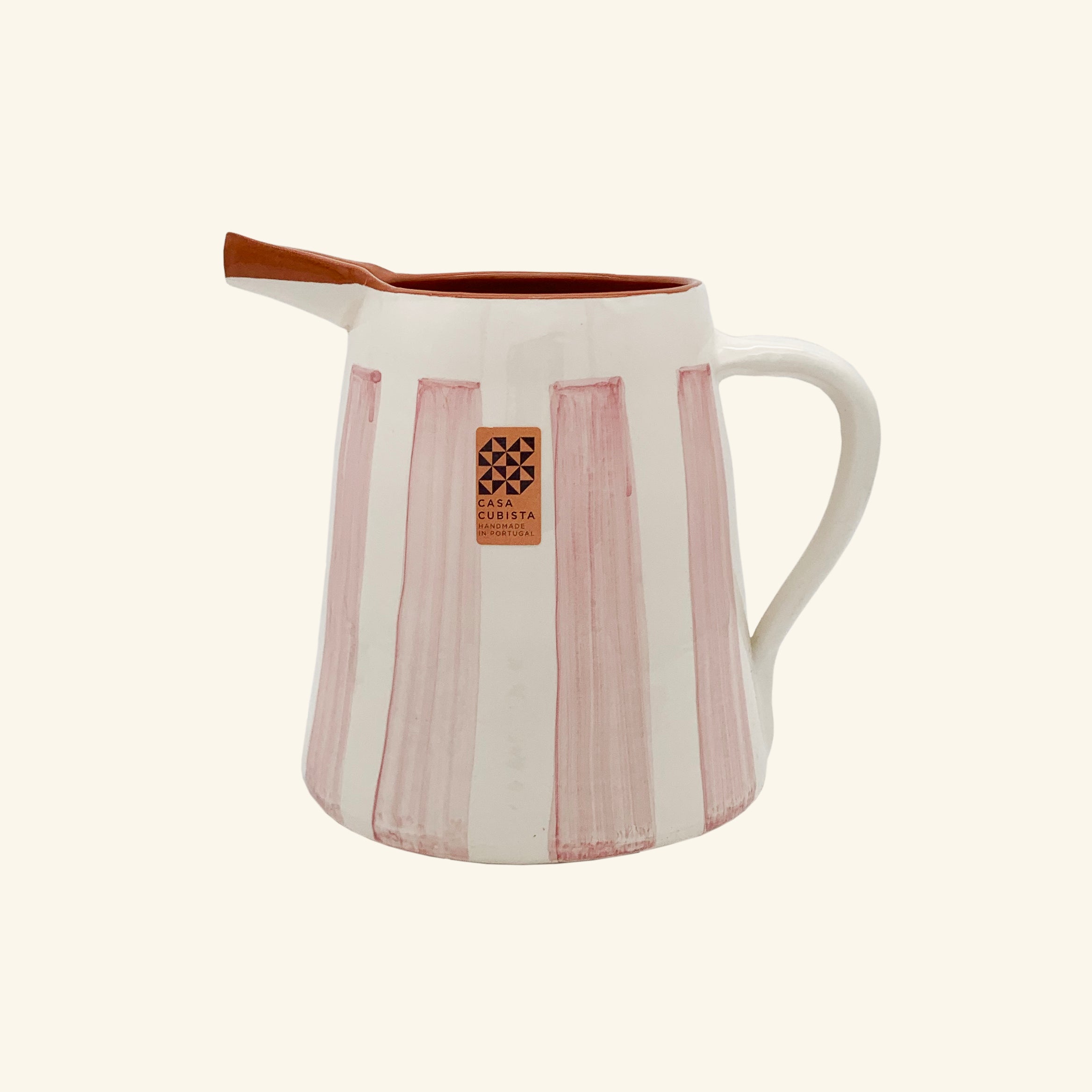 Bold Stripe Pitcher Casa Cubista