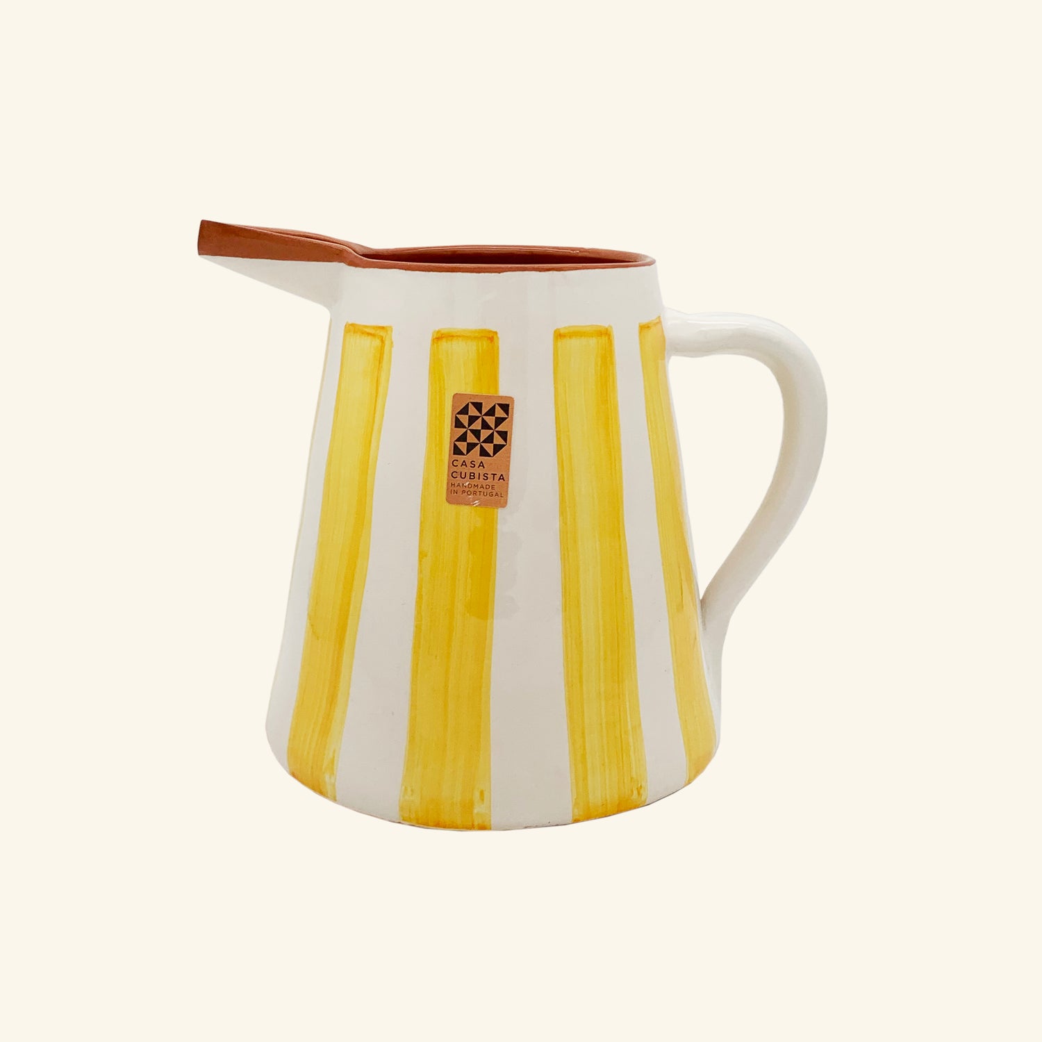 Bold Stripe Pitcher Casa Cubista