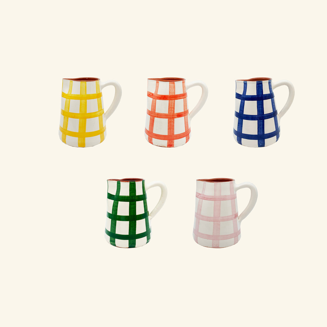 Gingham Jug