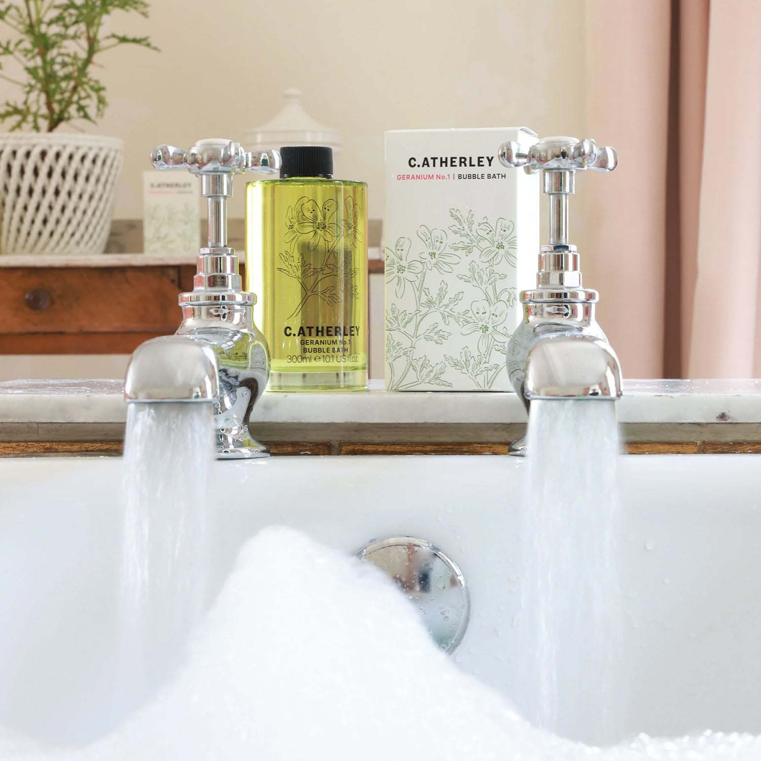 Geranium Bubble Bath C.Atherley London