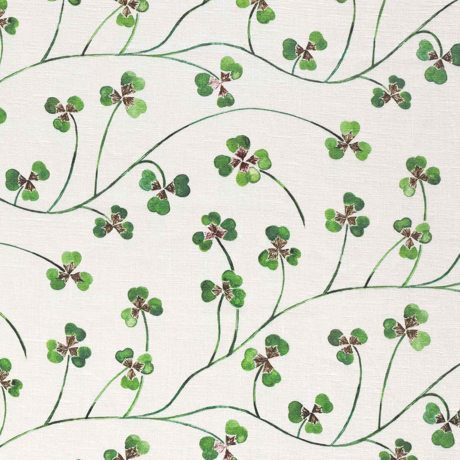 Lucky Leaf Fabric by Kate Hawkins