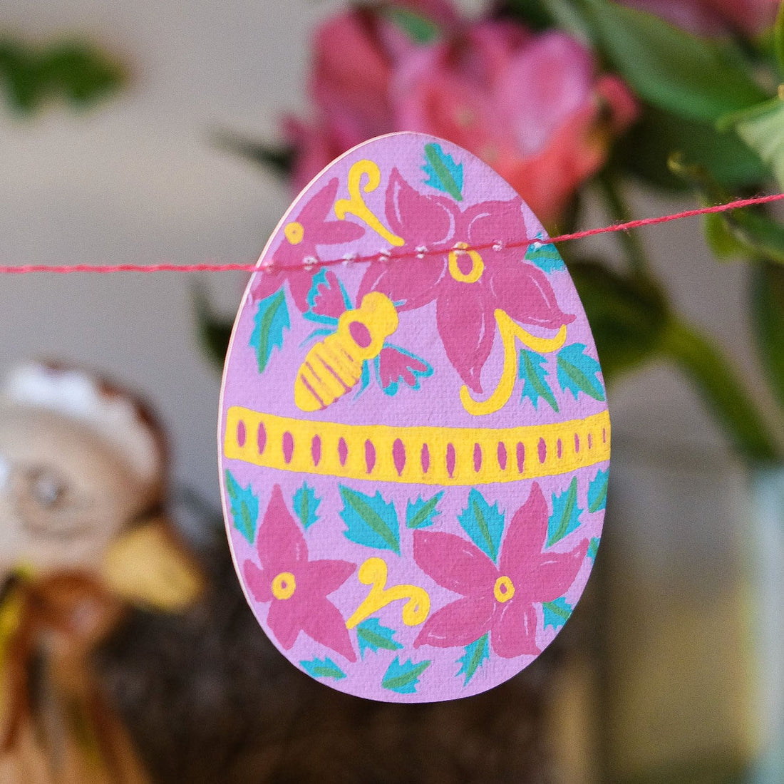 Easter Egg Sewn Garland East End Press