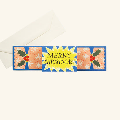 Christmas Cracker Starburst Card