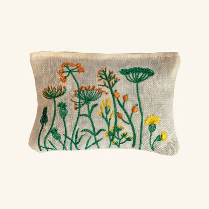 Embroidered Lavender Bag Hannah Shkandrij