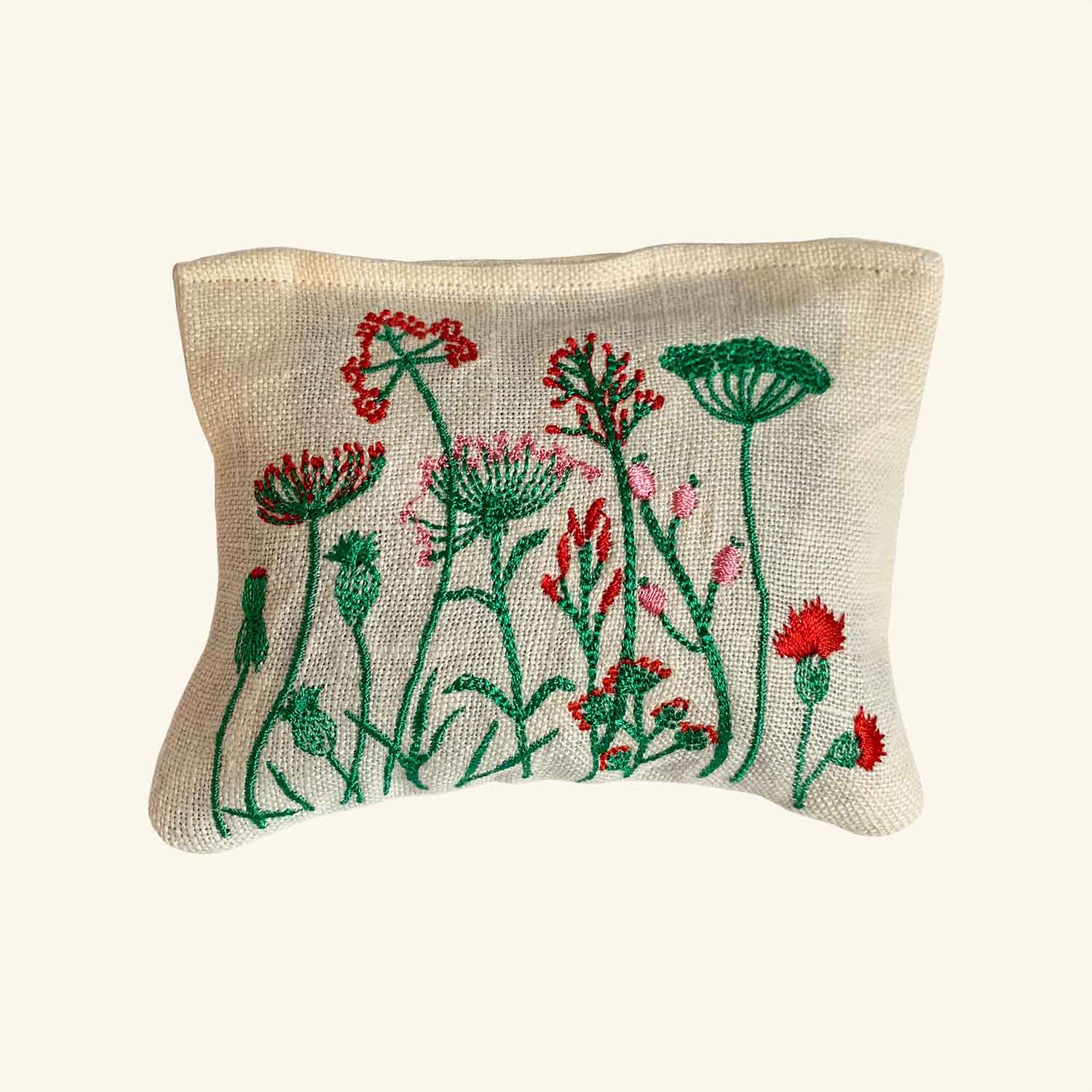 Embroidered Lavender Bag Hannah Shkandrij