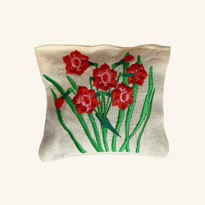 Embroidered Lavender Bag Hannah Shkandrij