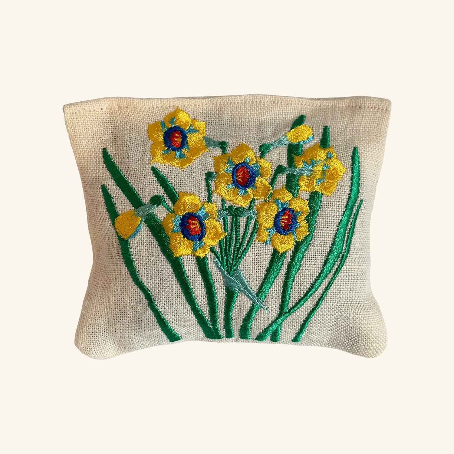 Embroidered Lavender Bag Hannah Shkandrij