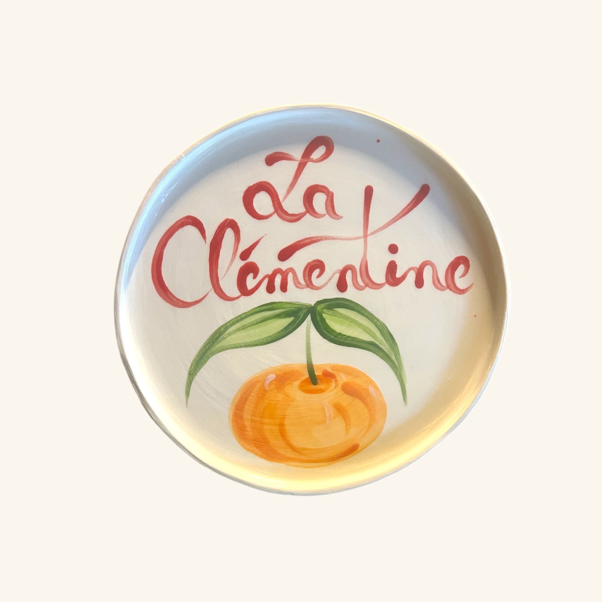 La Clementine Plate