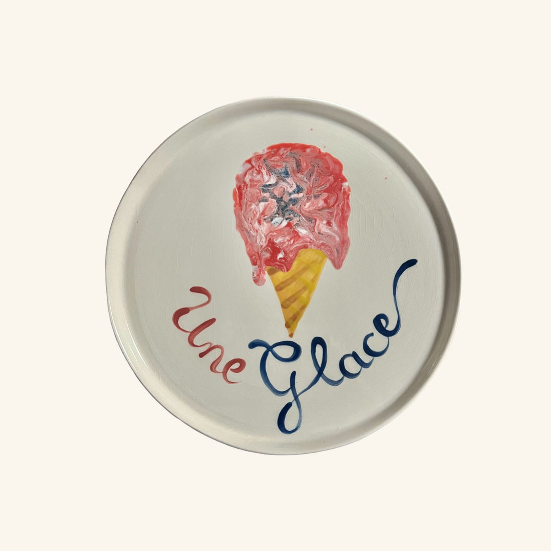 Une Glace Plate