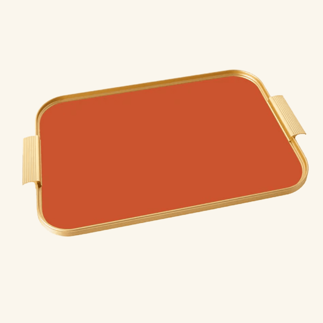 Tray – Burnt Orange / Gold Kaymet