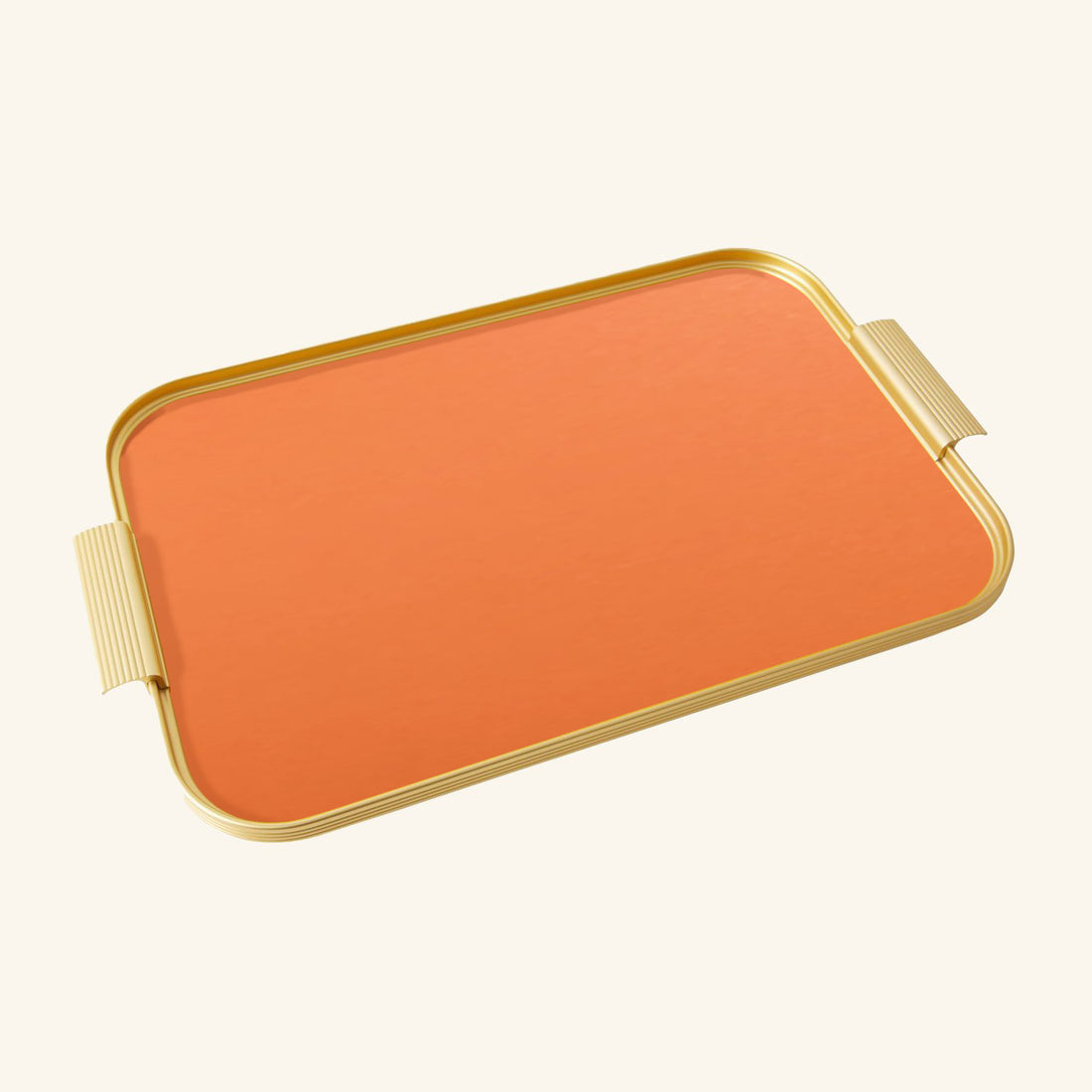 Tray – Coral Orange / Gold Kaymet