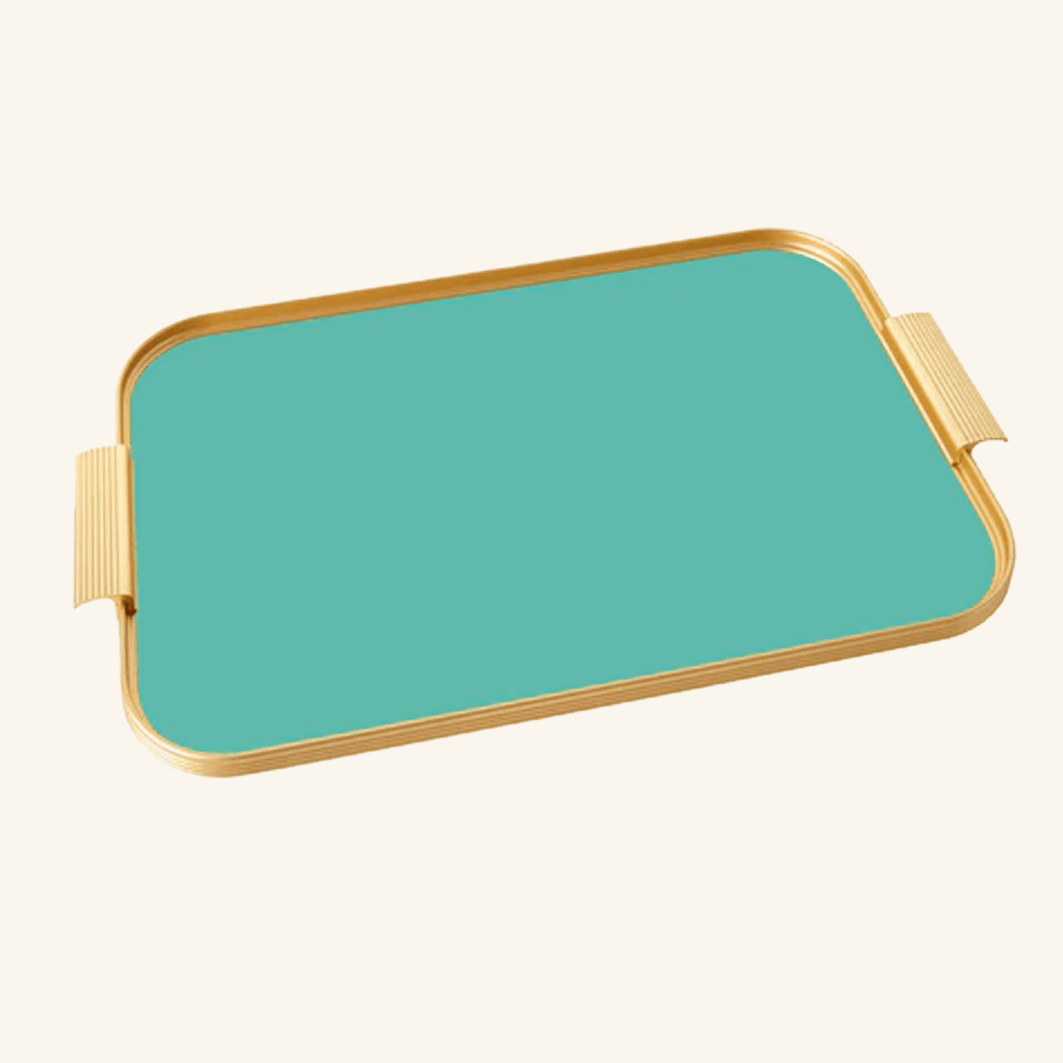 Tray – Light Turquoise / Gold Kaymet