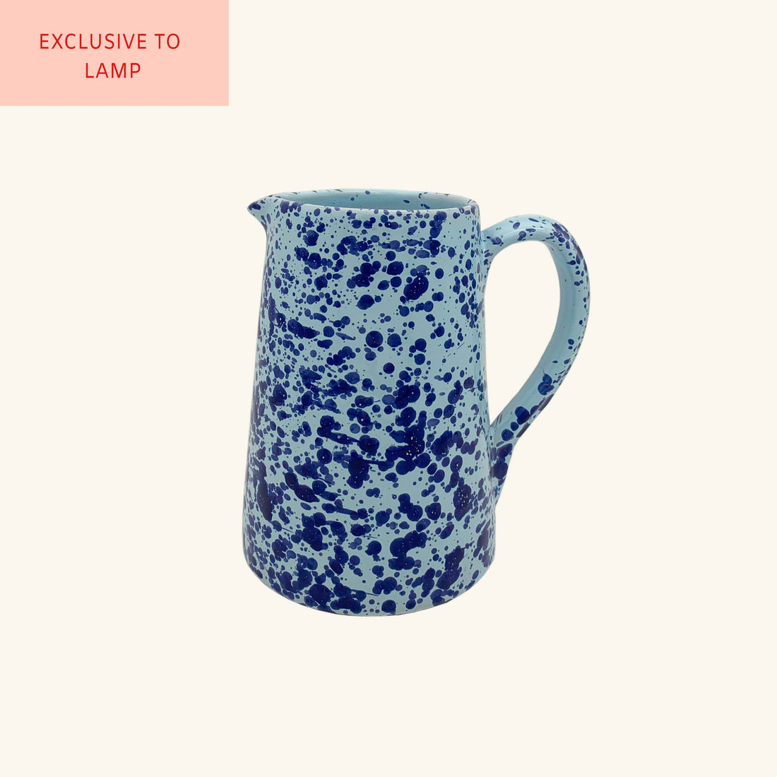 Splatterware Jug LAMP LDN